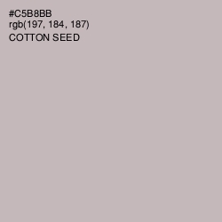 #C5B8BB - Cotton Seed Color Image